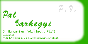 pal varhegyi business card